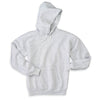 Screen Printed Port & Company White Ultimate Hooded Sweatshirt