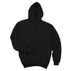 Screen Printed Port & Company Black Ultimate Hooded Sweatshirt