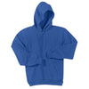 Screen Printed Port & Company Royal Blue Ultimate Hooded Sweatshirt