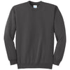 Port & Company Men's Charcoal Tall Essential Fleece Crewneck Sweatshirt