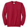 Port & Company Men's Red Tall Essential Fleece Crewneck Sweatshirt