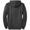 Port & Company Men's Charcoal Essential Fleece Full-Zip Hooded Sweatshirt