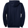 Port & Company Men's Jet Black Essential Fleece Full-Zip Hooded Sweatshirt