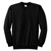 Port & Company Black Ultimate Crewneck Sweatshirt