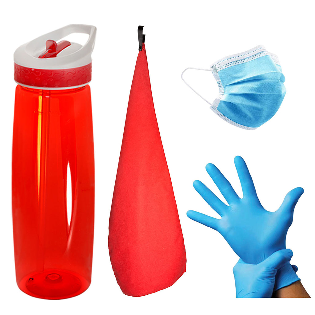 Primeline Red Social Distancing Fitness Kit