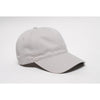 Pacific Headwear Silver Unstructured Adjustable Washed Cotton Cap