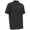 Perry Ellis Men's Caviar Black Short Sleeve Printed Polo