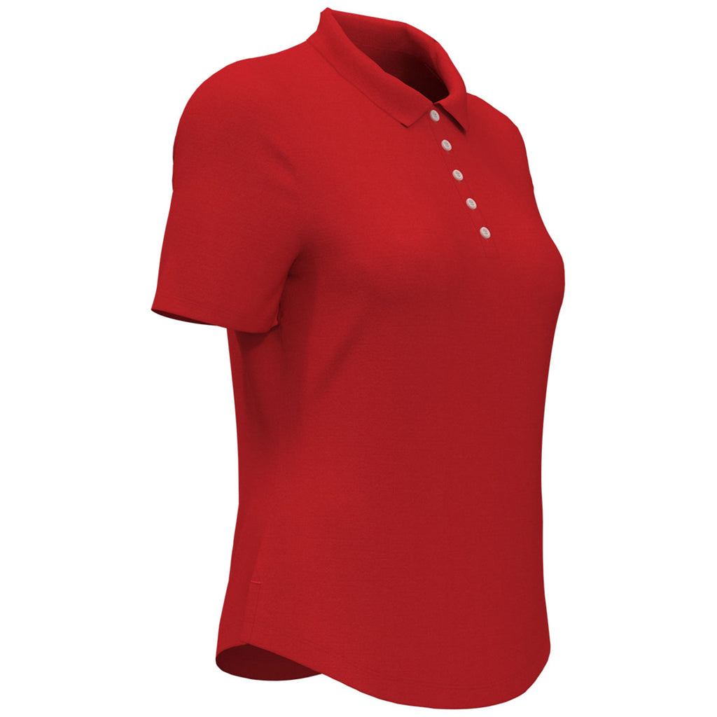 Perry Ellis Women's Salsa Red Classic Polo