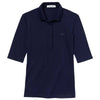Lacoste Women's Navy Blue Quarter Sleeve Slim Fit Stretch Mini Pique Polo Shirt