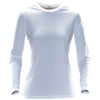 Stormtech Women's White Eclipse H2X-Dry Pique Long Sleeve Tee