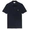 Lacoste Men's Navy Blue Petit Pique Slim Fit Polo Shirt