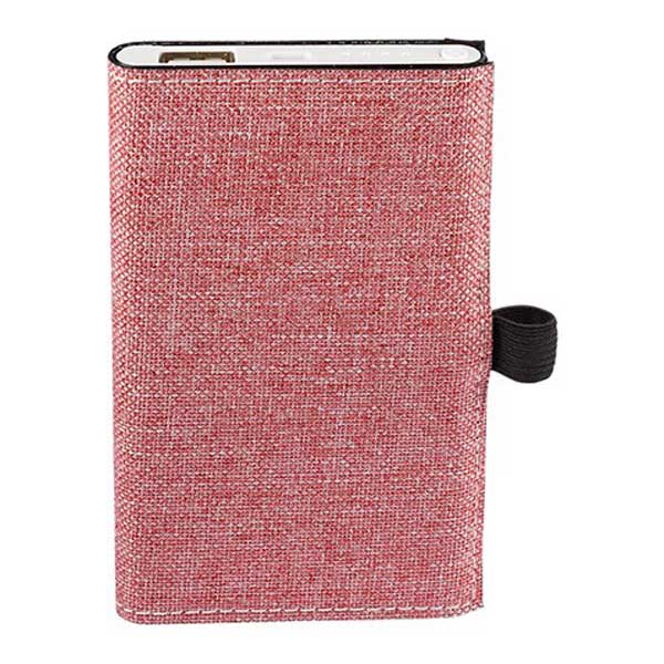 Strand Red Snow Canvas Notebook/Executive Charger Gift Set