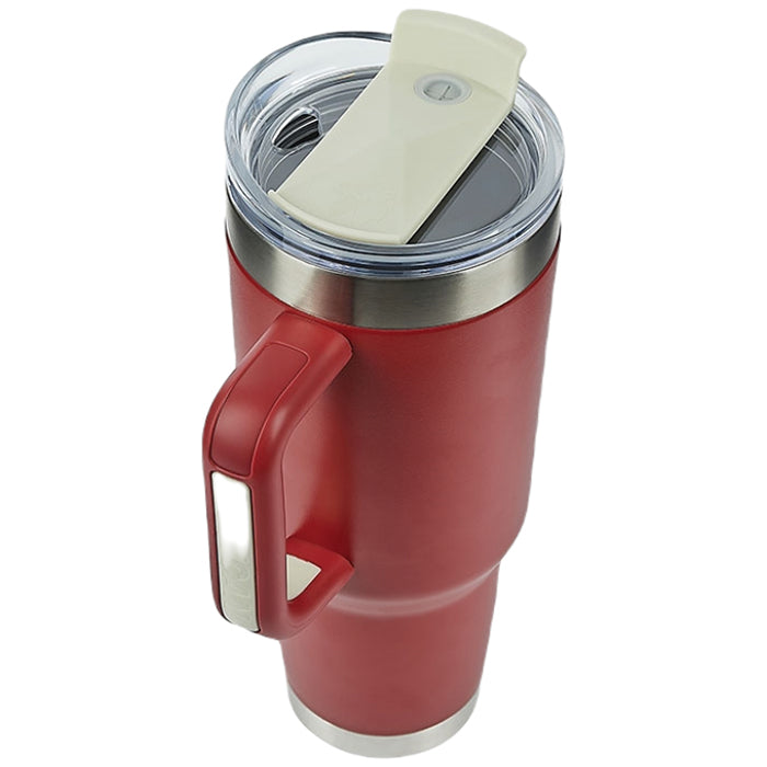Pelican Red Porter 40 oz. Recycled Double Wall Stainless Steel Travel Tumbler