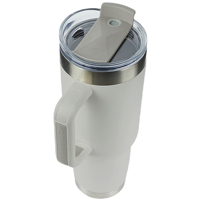 Pelican Grey Porter 40 oz. Recycled Double Wall Stainless Steel Travel Tumbler