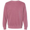 Independent Trading Co. Unisex Pigment Maroon Dyed Crew Neck