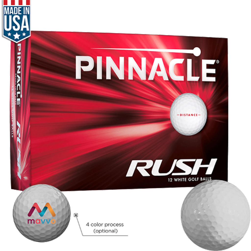 Pinnacle White Rush Golf Balls (Expedited Lead Times)
