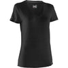 Under Armour Women's Black UA Charged Cotton Undeniable S/S V-Neck