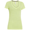 Under Armour Women's X-Ray Yellow UA Charged Cotton Undeniable S/S V-Neck