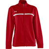 Under Armour Women's Red/White Campus Knit Full Zip