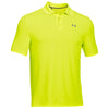 Under Armour Men's High Vis Yellow Performance Team Polo - Left Chest