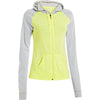 Under Armour Women's X-Ray Yellow Charged Cotton Undeniable Full Zip Hoodie