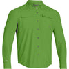 Under Armour Men's Green Iso-Chill Flats Guide L/S Shirt
