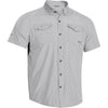 Under Armour Men's Grey Iso-Chill Flats Guide S/S Shirt