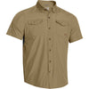 Under Armour Men's Beige Iso-Chill Flats Guide S/S Shirt