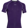 Under Armour Men's Purple HeatGear Armour S/S Compression Shirt