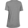 Rally Under Armour Corporate Women's Grey Heather S/S V-Neck Tee