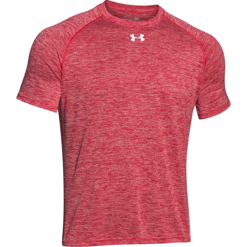 Under Armour Men's Red Twisted Tech S/S Locker Tee