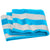 Port Authority Turquoise Value Cabana Stripe Beach Towel