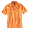 Page and Tuttle Men's Orange Pinstripe Polo