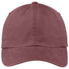 Port Authority Maroon Garment Washed Cap