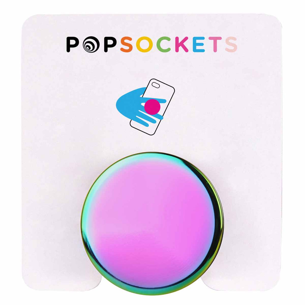 PopSockets Iridscent Black Grip Phone Holder