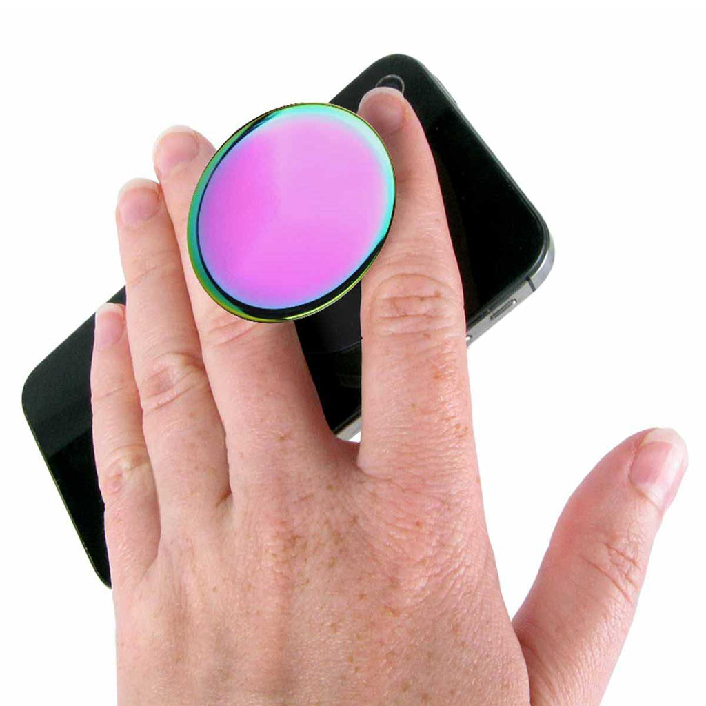 PopSockets Iridscent Black Grip Phone Holder