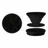 PopSockets Black Vegan Leather Grip Phone Holder