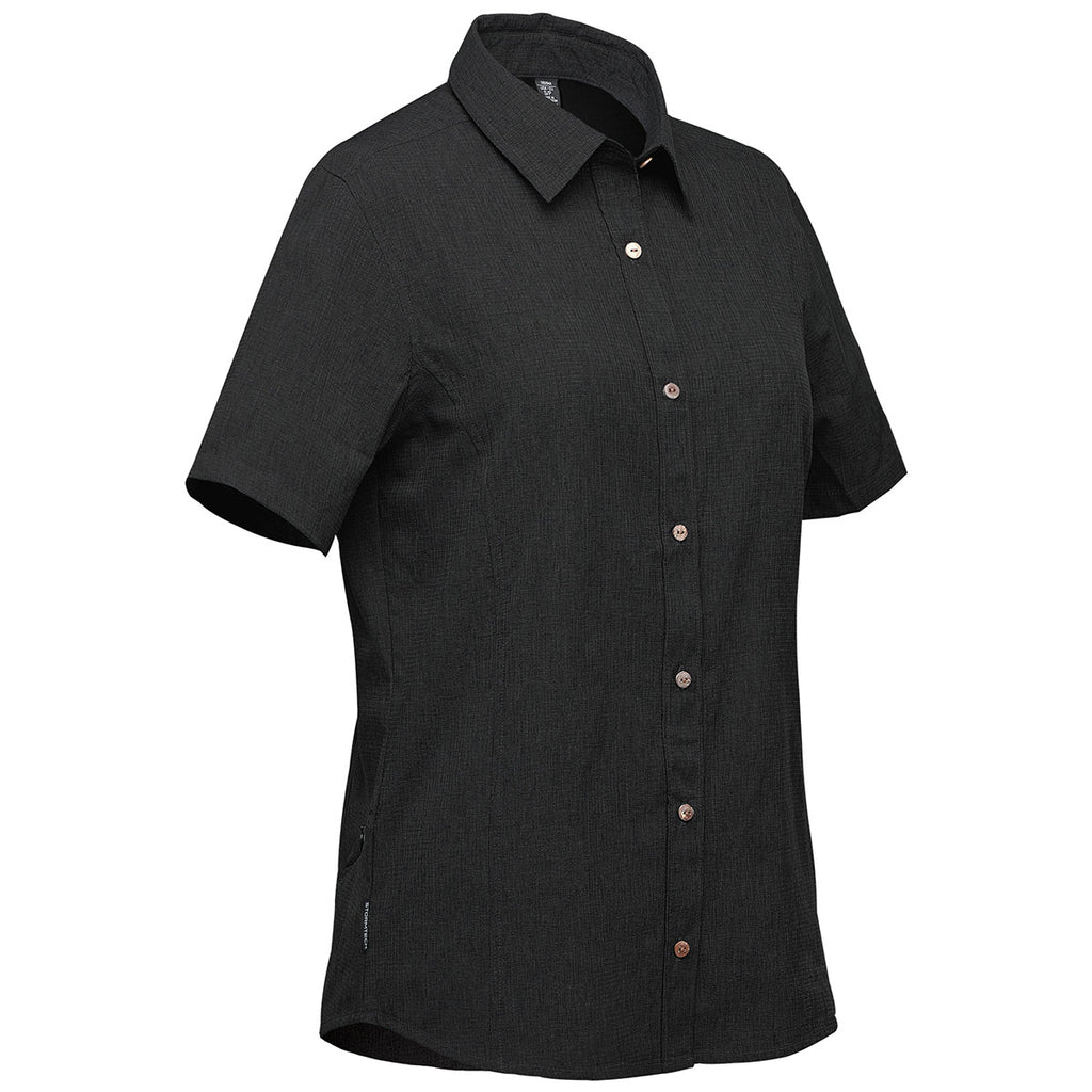 Stormtech Women's Black Azores Quick Dry Shirt
