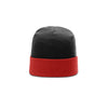 Richardson Black/Red R-Series 2 Color Beanie with Cuff