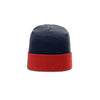 Richardson Navy/Red R-Series 2 Color Beanie with Cuff