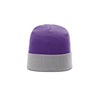 Richardson Purple/Grey R-Series 2 Color Beanie with Cuff