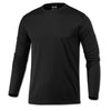 BAW Men's Black Loose Fit Cool Tek Long Sleeve T-Shirt