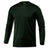 BAW Men's Dark Green Loose Fit Cool Tek Long Sleeve T-Shirt