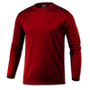 BAW Men's Red Loose Fit Cool Tek Long Sleeve T-Shirt