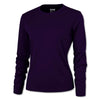BAW Women's Purple Loose Fit Cool Tek Long Sleeve T-Shirt