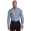 Red House Men's Blue Non-Iron Pinpoint Oxford Shirt