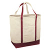 Red House Maroon/Natural Large Heavyweight Canvas Tote