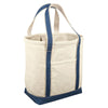 Red House Riviera Blue/Natural Large Heavyweight Canvas Tote