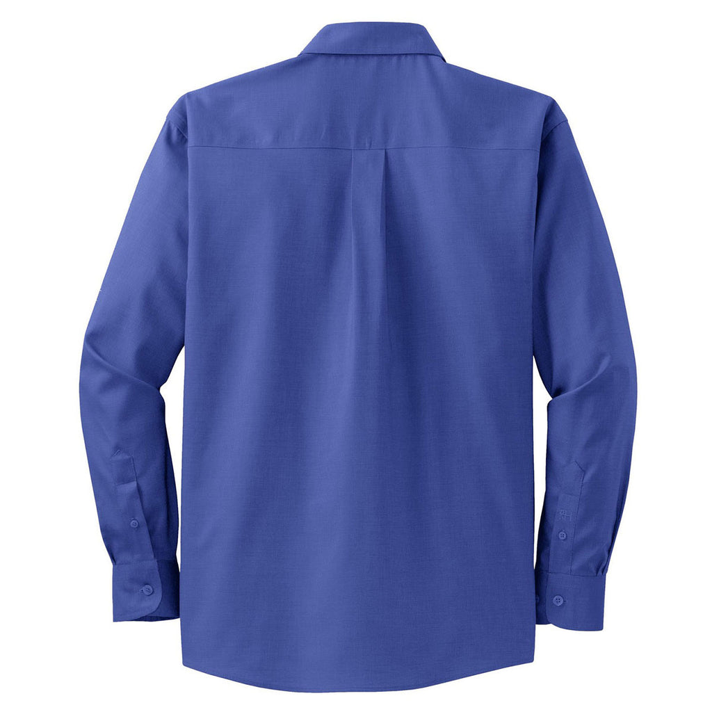 Red House Men's Mediterranean Blue Nailhead Non-Iron Shirt