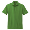 Red House Men's Vine Green Contrast Stitch Performance Pique Polo